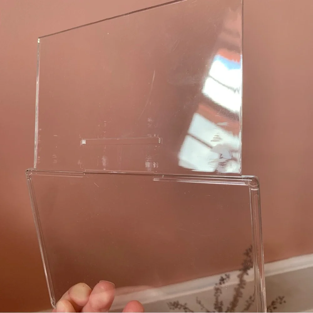 Set of 2 Clear Acrylic Frames